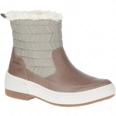 Merrell Women's Haven Bluff Polar Boots In Brindle In Gray