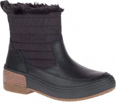 Merrell Women's Haven Bluff Polar Waterproof Boots In Black