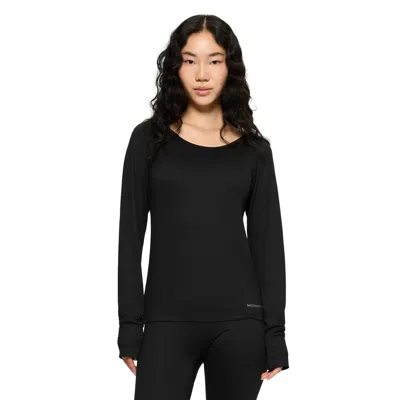 Merrell Women's Juniper Base Layer Top In Black