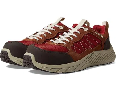 Merrell Women's  Alpine J005240-200 Sneakers Red Comp Toe Work Shoes Rhs6376