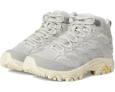 Merrell Women's  Moab 3 Mid J038392 Paloma Leather Waterproof Hiking Boots Dwa3691 In Gray