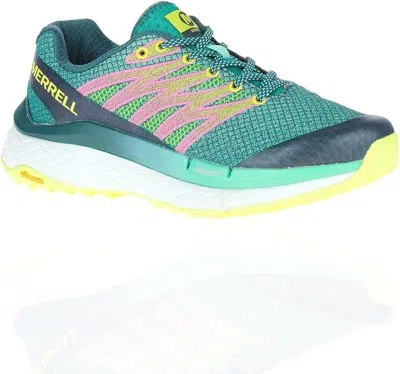 Merrell Women's  Rubato J135136 Sneakers Size 8.5 Marine Aqua Running Shoes Tf3700 In Blue