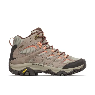 Merrell Women's Moab 3 Mid Waterproof Wide Width In Brown