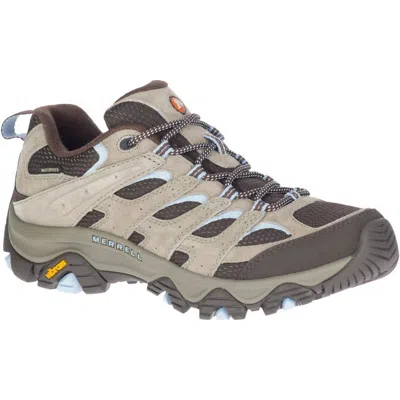 Merrell Women's Moab 3 Waterproof Shoes In Brindle In Neutral