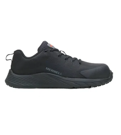 Merrell Women's Moab Flight Carbon Fiber Safety Toe Work Shoes In Black In Multi