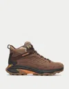 Merrell Women's Moab Speed 2 Leather Mid Waterpoof In Brown