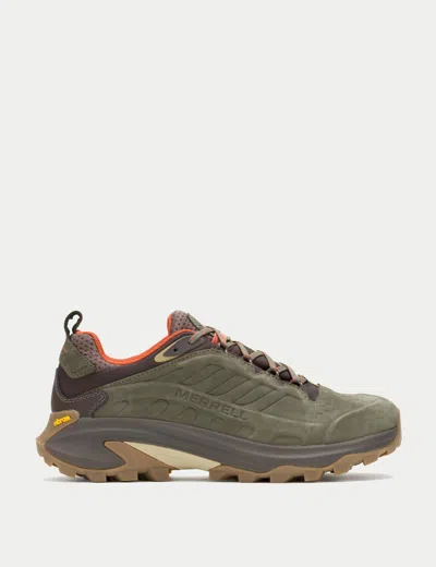 Merrell Women's Moab Speed 2 Leather Waterproof In Green