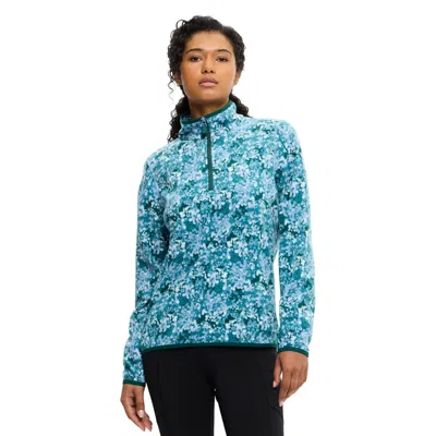 Merrell Women's Mossrock Quarter Zip Polar Fleece In Blue