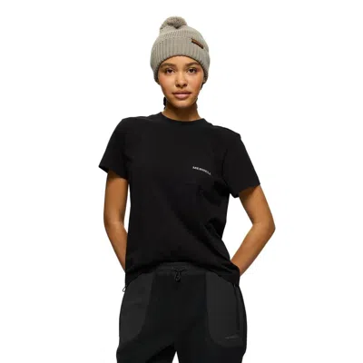 Merrell Women's Relaxed Cotton Short Sleeve Tee In Black