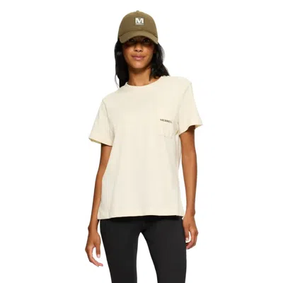 Merrell Women's Relaxed Cotton Short Sleeve Tee In Neutral