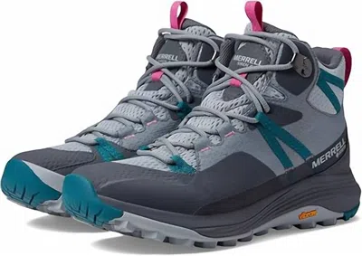 Merrell Women's Siren 4 Mid Gtx Shoes In Sea In Gray