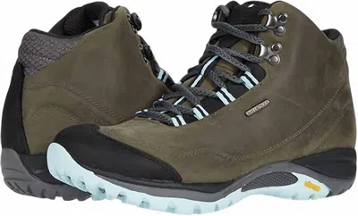 Merrell Women's Siren Traveller 3 Hiking Shoes In Paloma/canal In Green