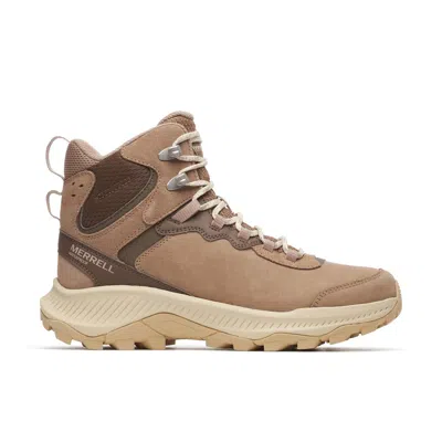 Merrell Women's Speed Strike 2 Leather Thermo Mid Waterproof In Brown