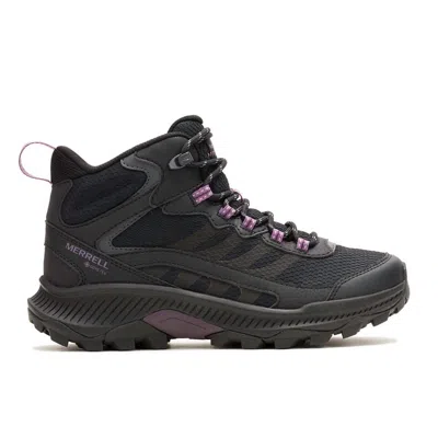 Merrell Women's Speed Strike 2 Mid Waterproof Boots In Black