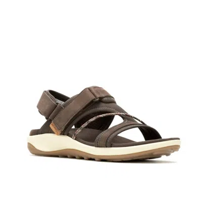 Merrell Women's Terran 4 Backstrap Casual Sandals In Black In Brown