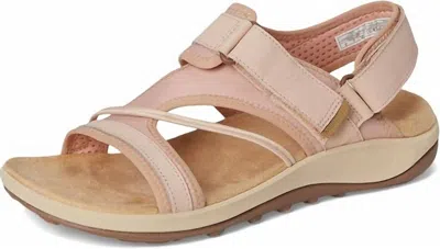 Merrell Terran 4 Backstrap Womens Sandals Colour: Powder/fabric, Size: 6 In Powder Lea/fabric