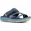 Merrell Women Terran 4 Post Wrap Sandal In Sea In Gold