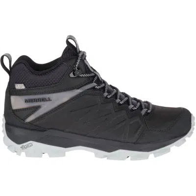 Merrell Women's Thermo Freeze Mid Waterproof Shoes - Medium In Black/vapor In Multi