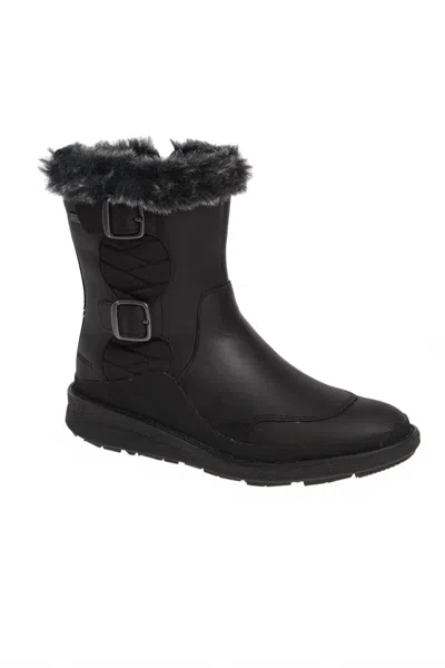 Merrell Women's Tremblant Ezra Zip Buckle Polar Waterproof Boot In Black