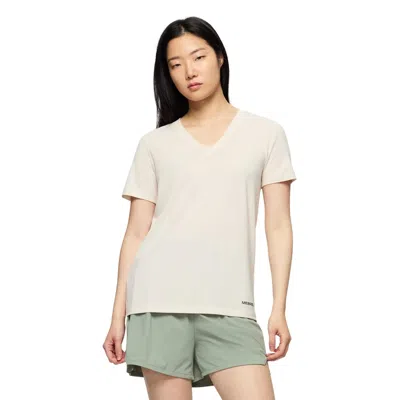 Merrell Women's Viva Tencel V-neck Tee In Neutral