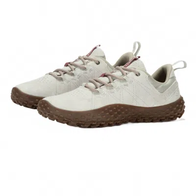 Merrell Women's Wrapt Low Top Barefoot Sneaker In Light Gray In Animal Print