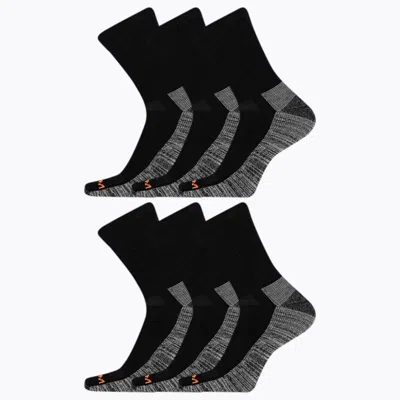 Merrell Work Crew Sock 6 Pack In Multi