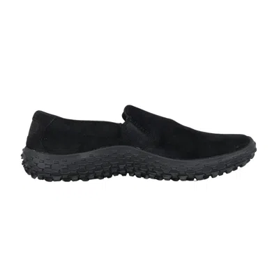 Merrell Wrapt J007681 Men Black Suede Slip On Round Toe Moccasin Shoes Liq904