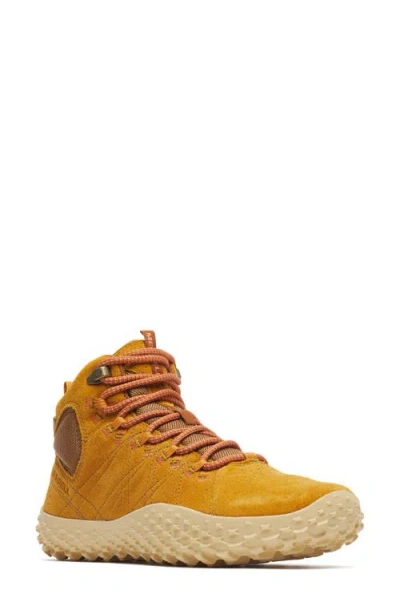 Merrell Wrapt Mid Waterproof Hiking Boot In Maple