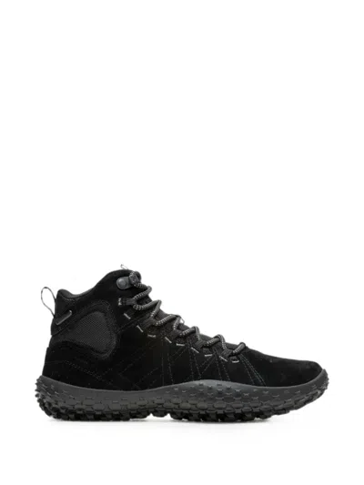 Merrell Wrapt Mid Waterproof Sneakers In Black