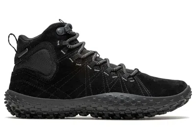 Pre-owned Merrell Wrapt Mid Waterproof (women's) Sneakers In Black
