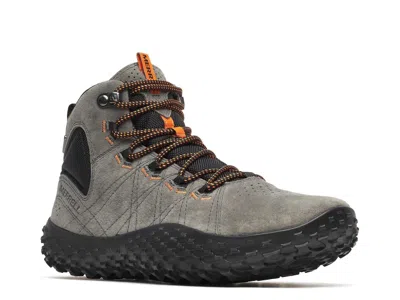 Merrell Wrapt Waterproof Hiking Boot In Gray