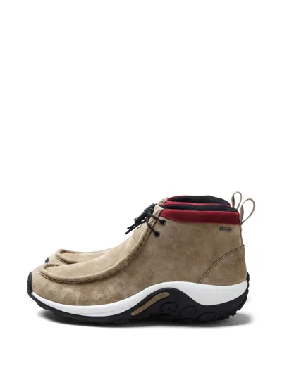 Merrell X A.four Jungle Chukka Gtx "beige Suede" Sneakers In Neutral