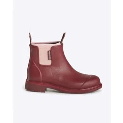 Merry People Bobbi Boot Beetroot And Light Pink