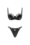 Mers Silk Women's Black Rhea Set In Black
