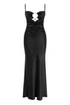 Mers Silk Women's Black Zoe Silk Dress In Black