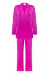 Mers Silk Women's Pink / Purple Luno Silk Set In Pink/purple