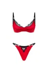 Mers Silk Women's Red The Hera Set In Red