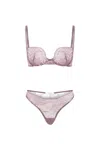 Mers Silk Women's Rose Gold Lilly Set In Rose Gold