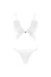 Mers Silk Women's White Mercy Set In White