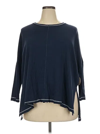 Pre-owned Mersea 3/4 Sleeve T-shirt In Blue