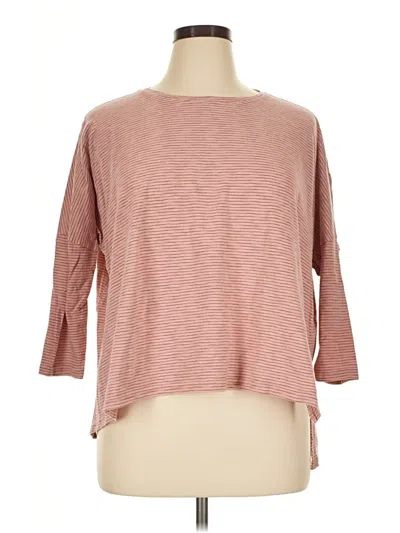 Pre-owned Mersea 3/4 Sleeve T-shirt In Pink