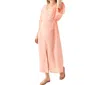 Mersea Breezy Kaftan Dress In Coral In Pink