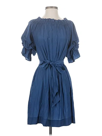 Pre-owned Mersea Casual Dress In Blue
