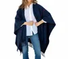 Mersea Classic Pocket Wrap In Navy/red In Multi