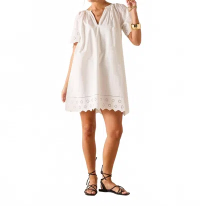 Mersea Daisy Eyelet Dress In White