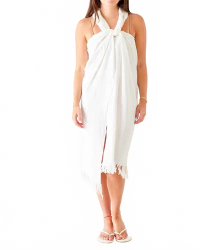 Mersea Hermosa Linen 3-way Wrap In Off White