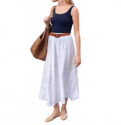 Mersea Hermosa Maxi Skirt In White