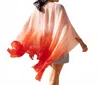 Mersea Nellie Classic Wrap In Coral Ombre In Red