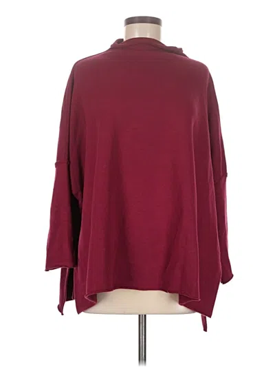 Pre-owned Mersea Poncho In Burgundy