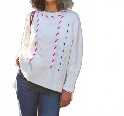 Mersea Ribbons And Romance Sweater In White